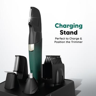 Letsshave Beard Body & Balls All In One Trimmer, Men Cordless Multi Grooming Set with Beard Trimmer, Nose Trimmer, Foil Shaver & Balls & Body Trimming Head 1's - Trimmers