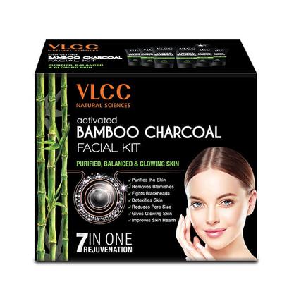 VLCC Activated Bamboo Charcoal Facial Kit 60GM - Facial Kits