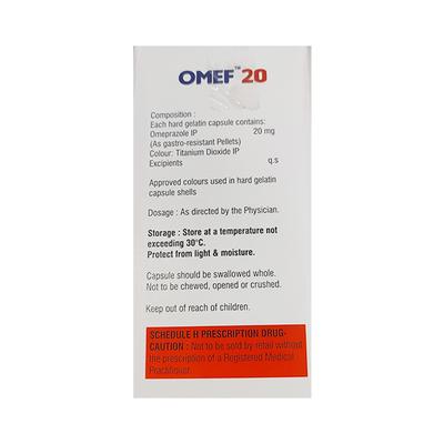 OMEF 20 Capsule 20's - Ulcer/Reflux/Flatulence-Aaa
