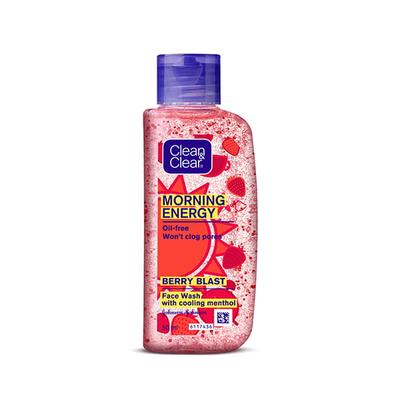 Clean & Clear Morning Energy Berry Blast Face Wash 50 Ml - Face Scrubs