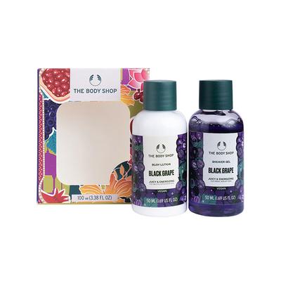 The Body Shop Black Grape Shower Gel & Body Lotion Gift Set 100 ml - Bath Kits & Sets