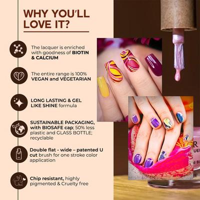 Colorbar Vegan Nail Lacquer-Oh My Bling -223 8 ml - Nail Polish