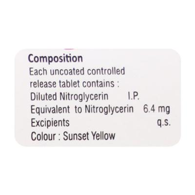 Anglit 6.4mg Tablet 30'S - Angina
