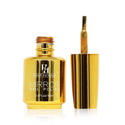 Half N Half Mirror Nail Polish, NP-06 A - Golden 18ml - Nail Polish