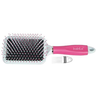 Babila Paddle Hair Brush (with Cleaning Comb) 1 g (N) - Hair Brushes