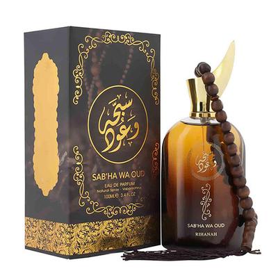 RIHANAH Sab'ha Wa Oud Eau De Parfum for Men 100 ml - Men Perfumes (Edt/Edp)