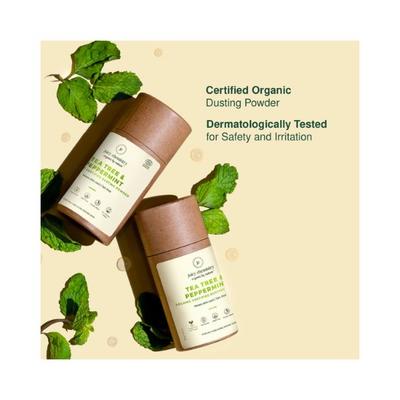 Juicy Chemistry Tea Tree & Peppermint Dusting Powder, Vegan, Talc Free, for unisex 35.0 gm - Talcum Powders