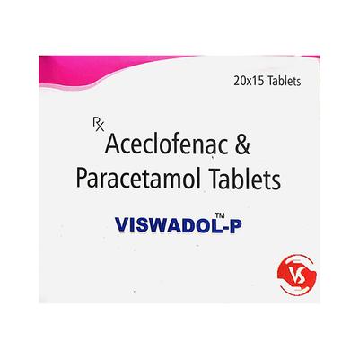 VISWADOL P Tablet 15's - Pain relief-Nsa