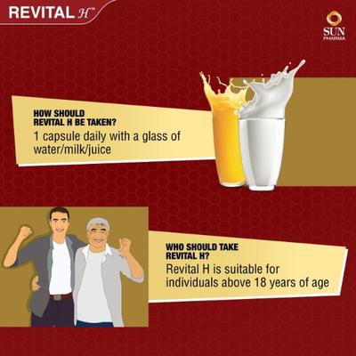 Revital H Men Capsules 30's + Free Revital H Women Tablet 4's - Multi-Vitamins