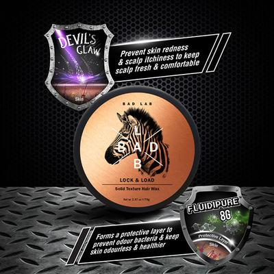 Bad Lab Lock & Load Solid Texture Hair Wax 70 gm - Hair Waxes
