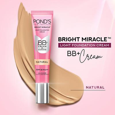 Pond's BB + Cream, Instant Spot Coverage + Light Make - Up Glow, Ivory 9gm - Face Moisturizers