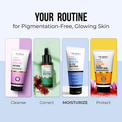 Dr. Sheth's Kesar & Kojic Acid Oil-Free Moisturizer 50 g - Face Moisturizers
