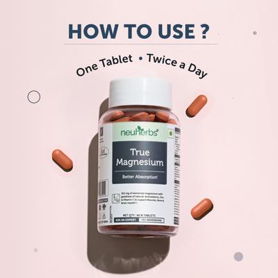 Neuherbs True Magnesium Tablets 60's - Calcium And Minerals