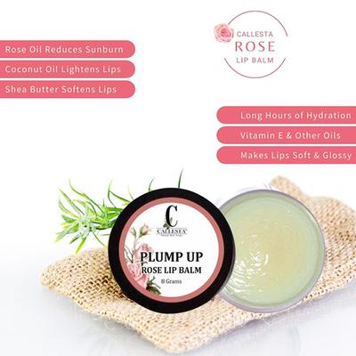 Callesta Plump Up Rose Lip Balm 8 gm - Lip Balms
