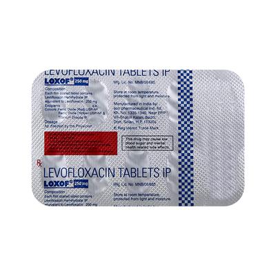 Loxof 250mg Tablet 10'S - Bacterial Infections-Qui