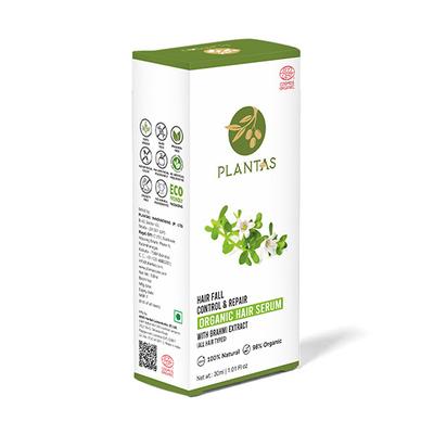 Plantas Hair Fall Control & Repair Organic Hair Serum 30 ml - Hair Serums