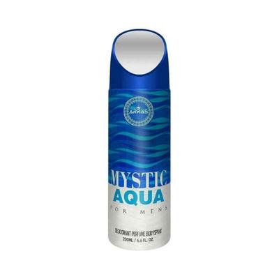 ARRAS Mystic Aqua Deodorant Body Spray, Long Lasting Fragances, for Men 200 ml - Men Perfumes (Edt/Edp)