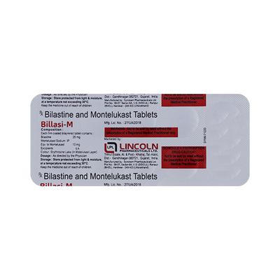 BILLASI M Tablet 10's - Allergies-Ant