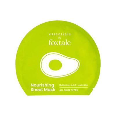 Foxtale Nourishing Sheet Mask with Hyaluronic Acid and Avocado 26 gm - Sheet Masks