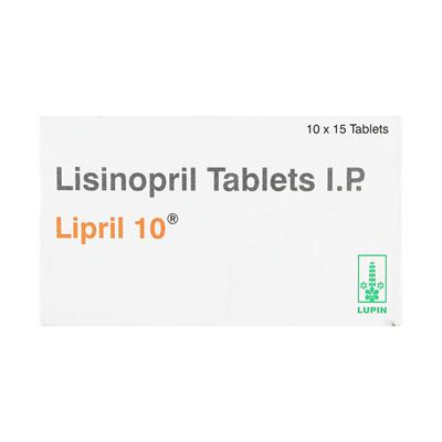 Lipril 10mg Tablet 15'S - Hypertension-ACE