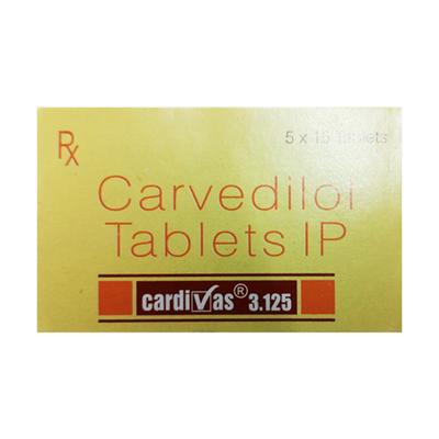 CARDIVAS 3.125 Tablet 15's - Hypertension-Bet