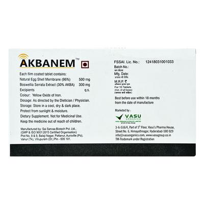 AKBANEM Tablet 10's - Supplements-Sup