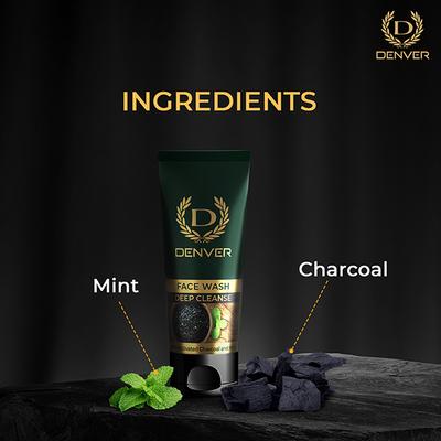 Denver Deep Cleanse Face Wash for Men 50 gm - Face Wash & Cleansers