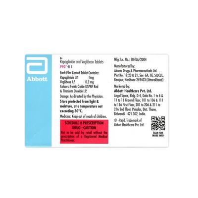 PPG R 1 Tablet 15's - Diabetes-Ant