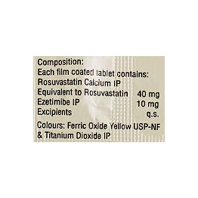 NOVASTAT EZ 40 Tablet 10's - High Cholesterol-Dys