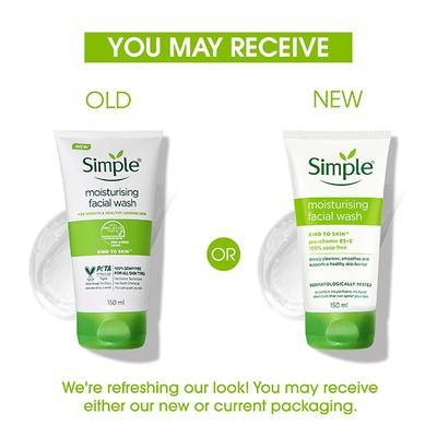 Simple Kind To Skin Moisturising Facial Wash 150 ml - Face Wash & Cleansers