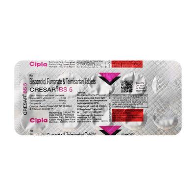 CRESAR BS 5/40mg Tablet 10's - Hypertension-Ana
