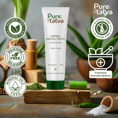 Pure Tatva Herbal Dental Paste 125 g - Toothpaste