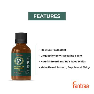 Fantraa Beard & Hair Fragrance Oil Nomadic 30 ml - Beard Oil