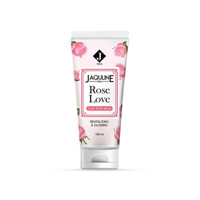 Jaquline USA Rose Love Clay Face Wash 100 ml - Face Wash & Cleansers