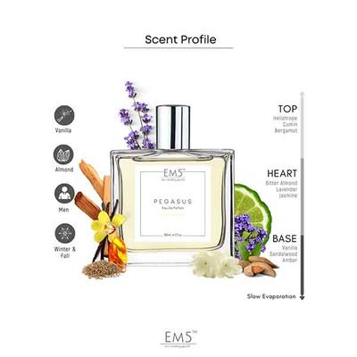 EM5 Pegasus EDP Perfume for Men - Nutty almond Sweet Vanilla Fragrance 50 ml - Men Perfumes (Edt/Edp)