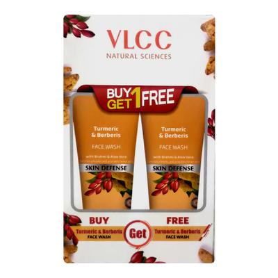 VLCC Face Wash - Turmeric & Berberis 300 ml (Buy 1 Get 1) - Face Wash & Cleansers
