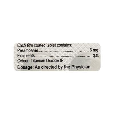 PERAMPIL 6 Tablet 15's - Epilepsy/Convulsion-Ant