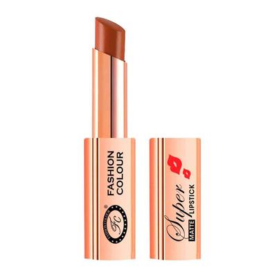 Fashion Colour Super Matte Lipstick, Naughty Chocalate 4 gm - Lipsticks