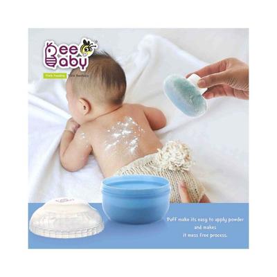 Beebaby Classic Powder Puff for Baby - Blue 1's - Baby Powder