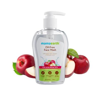 Mamaearth Oil Free Face Wash for Oily Skin with Apple Cider Vinegar & Salicylic Acid for Acne Prone Skin 250 ml - Face Wash & Cleansers