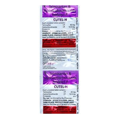 CUTEL H Tablet 10's - Hypertension-Ang