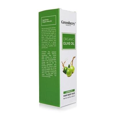 Greenberry Organics Olive Oil 100 ml - Hair Oils