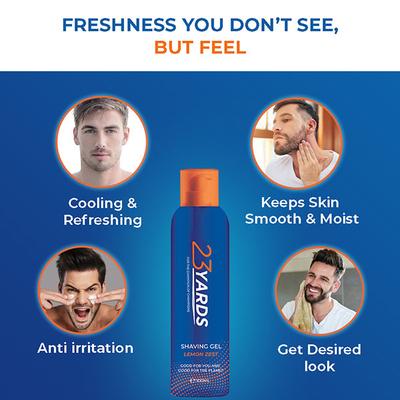 23 Yards Shaving Gel for Men 100 ml - Shaving Gels