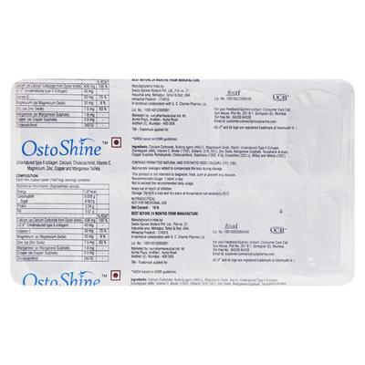 Ostoshine Tablet 10'S - Supplements-Vam