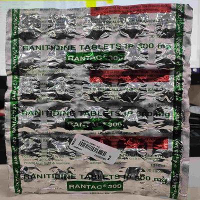 RANTAC 300mg Tablet 30's - Ulcer/Reflux/Flatulence-Aaa
