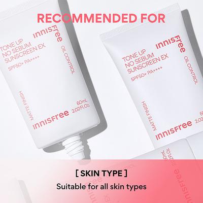 Innisfree Tone Up No Sebum Sunscreen 60 ml - Face Sunscreen