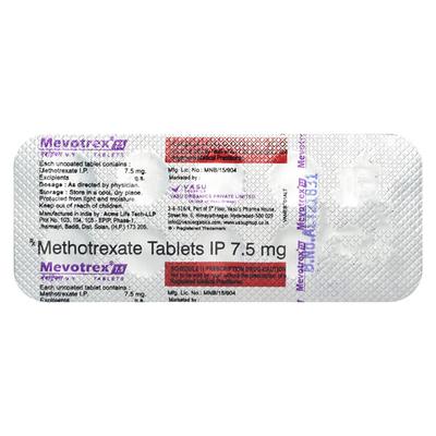 MEVOTREX 7.5 Tablet 10's - Cancer Oncology-Cyt