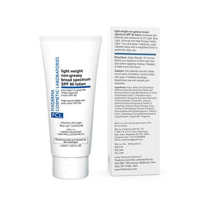 FCL Non Greasy Broad Spectrum SPF 80 50 ml - Face Sunscreen