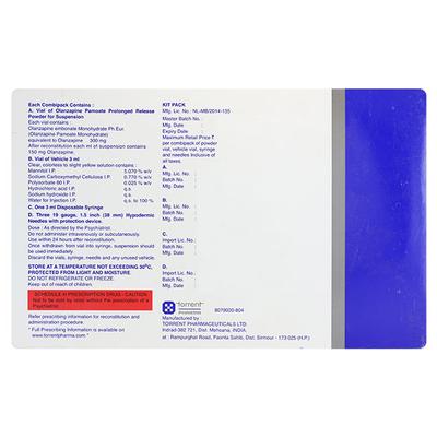 Tolaz LA 300mg Injection 1'S - Psychosis-Ans