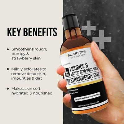 Dr. Sheth's Licorice & Lactic Acid Body Wash 250 ml - Shower Gels & Body Wash